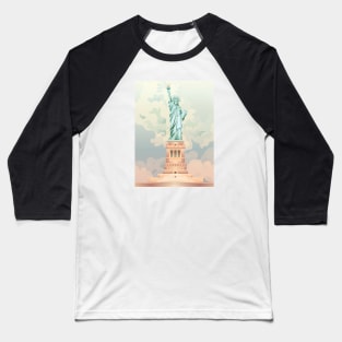 The Statue of Liberty Baseball T-Shirt